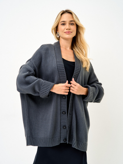 Кардиган UNISEX вязаный оверсайз на пуговицах