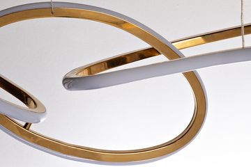 K2KML15105 Люстра подвесная Flow золото 120см