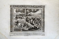 Фрески (картины) из перистилей Ватикана, руки Рафаэля Санти. На новых медных дощечках, изготовленных