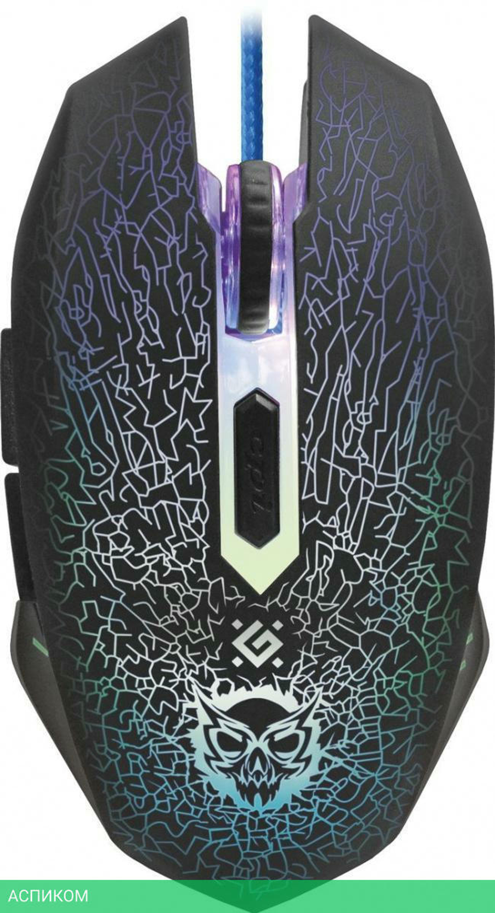 Мышь Defender Shock GM-110L черный (52110)