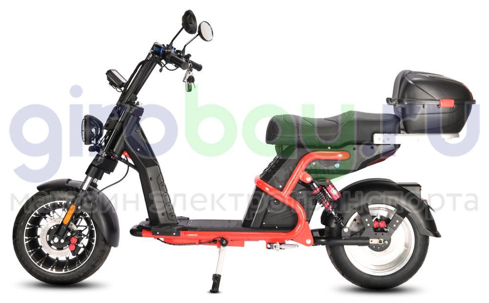 Электроскутер WHITE SIBERIA PRO BLACK EDITION 5000W фото 4 фото №6