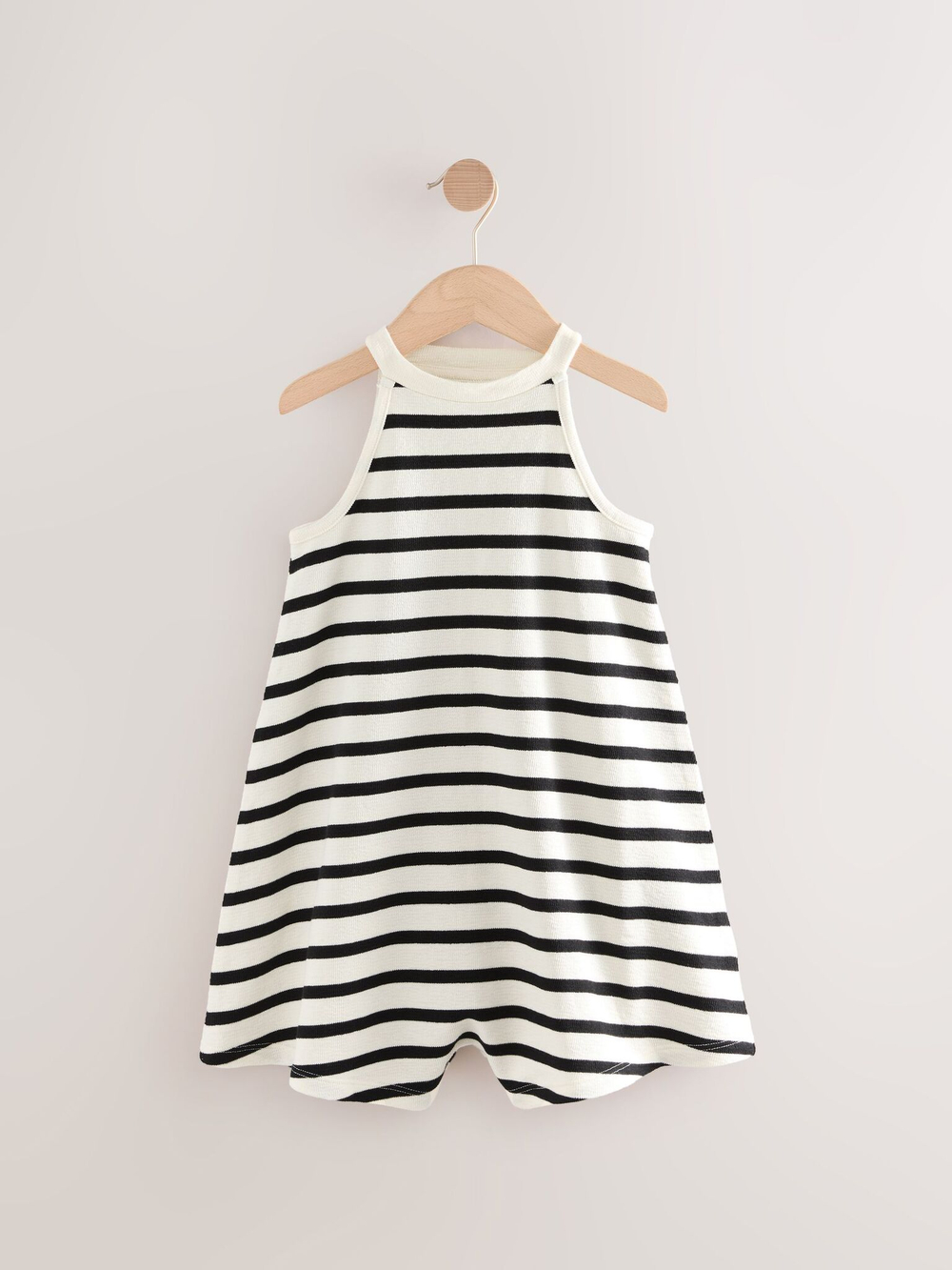 Комбинезон летний для девочки Next AG5-753, Черный, Белый