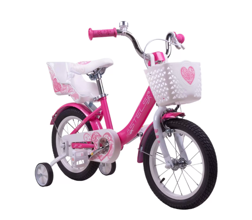 Велосипед 14" STELS Little Princess KC (8.9" Розовый)