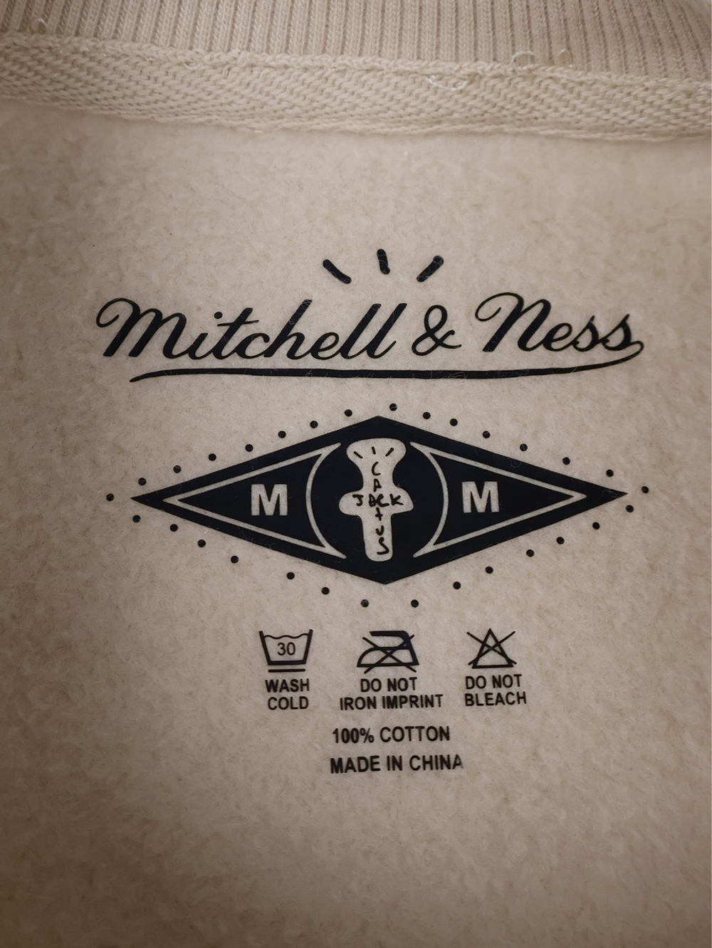 Свитшот Travis Scott Cactus Jack x Mitchell & Ness Clemson Tigers