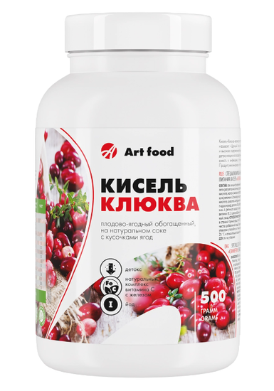 Кисель "Клюква" с ягодами
