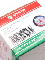 Термоманометр 1/2", горизонтальный 80 мм/10 бар ViEiR