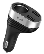 АЗУ с кабелем micro 2USB 3.0А Hoco Z39 black
