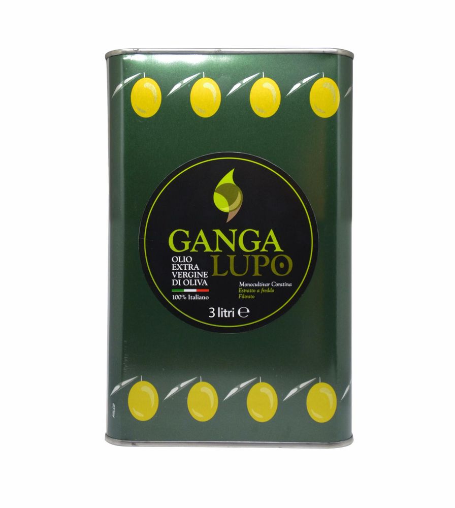 Оливковое масло ГангаЛупо - 3 л - 2023/2024 г.