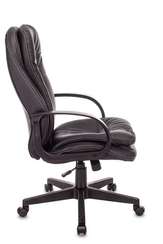 Кресло руководителя Бюрократ T-9950PL черный эко.кожа крестов. пластик