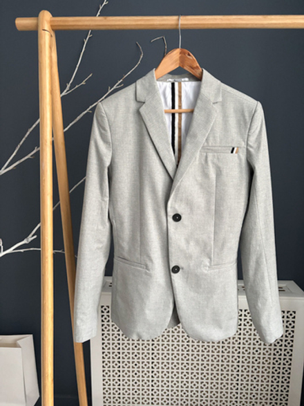 Хлопковый пиджак Boss, 164