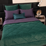 КПБ Сатин Velvet Premium с Одеялом VP005, Евро, 4 наволочки