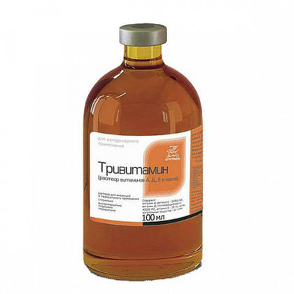 ТРИВИТАМИН Витаминный комплекс для инъекций и перорального применения, 100 мл