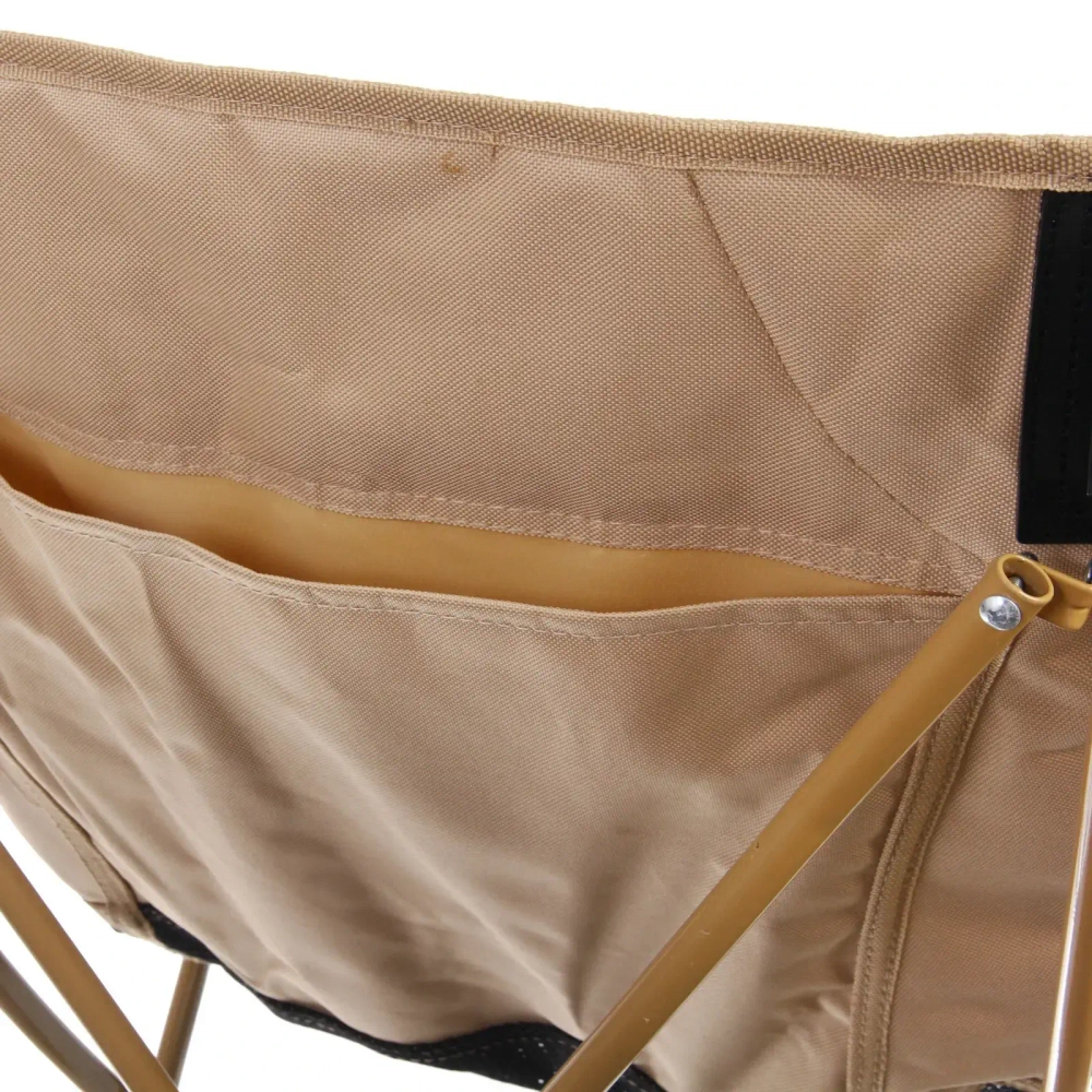 Кресло складное до 100 кг DC-7418, 55*50*72 см, цвет: бежевый, ТуристМастер