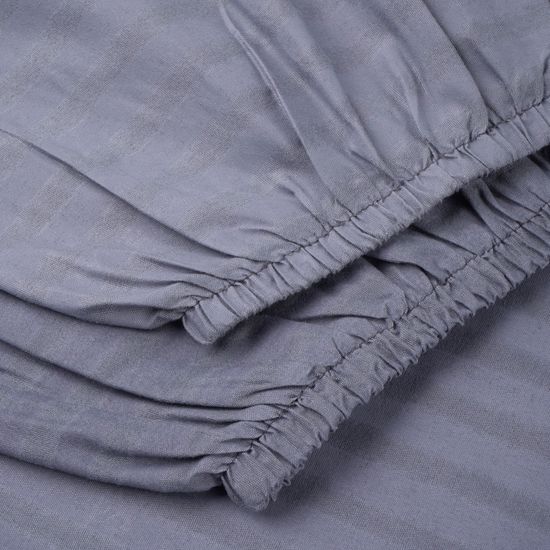 КПБ Sigray stripe, Дуэт , 50х70,  подод. 160х220 , простыня 160х200х30 . DOMTEKC