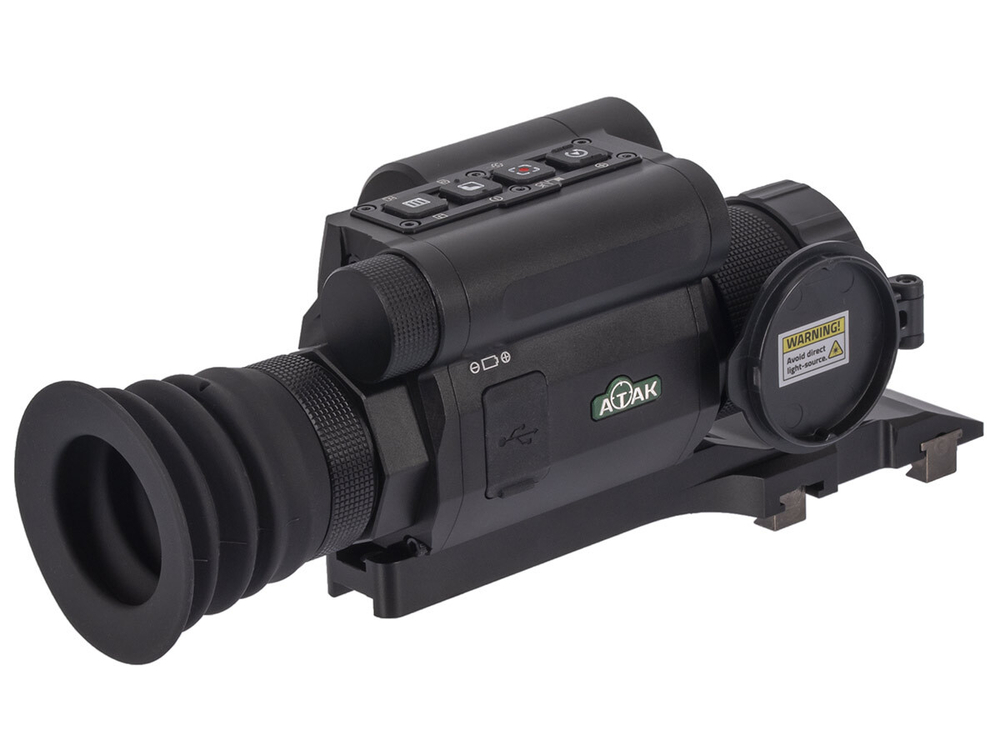 Тепловизионный прицел ATAK ET23-35LRF, x3.7/7.4/14.8/29.6, 384x288, лазерный дальномер + баллистический калькулятор, D=35мм