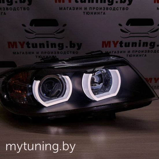 Передние фары для BMW 3 E90 / E91 (05-08) Black