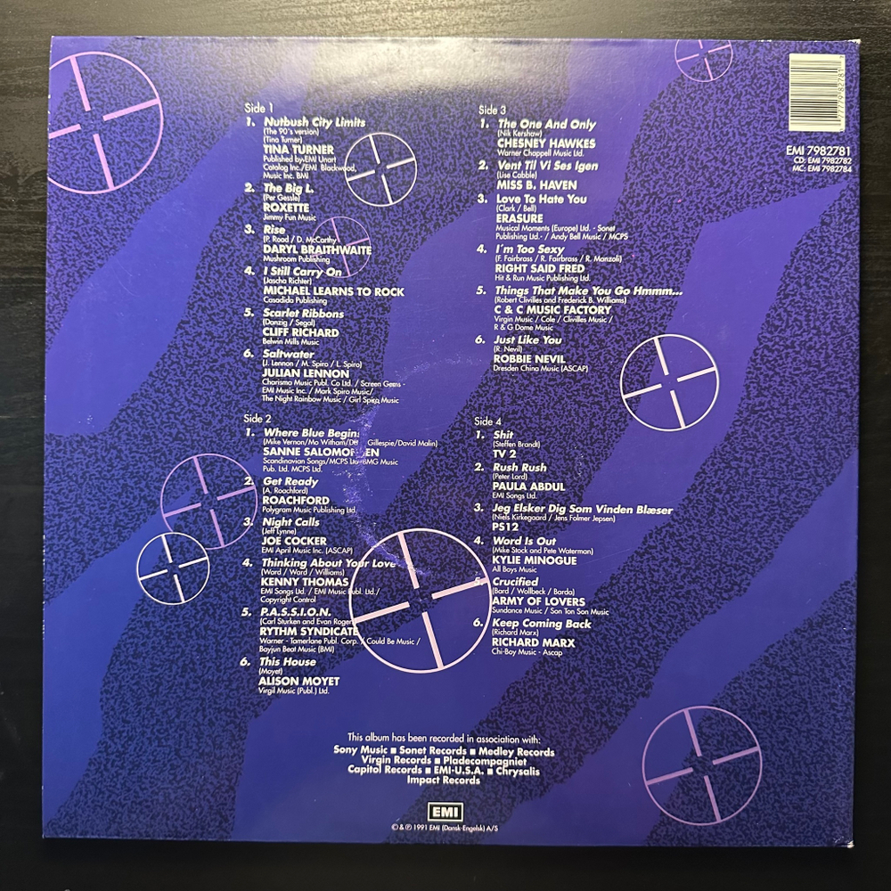 Сборник Hit It 3 2LP (Дания 1991г.)