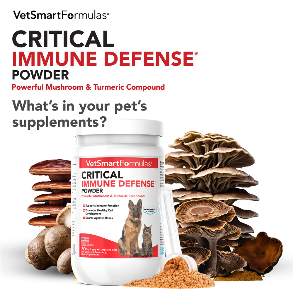 VetSmart Formulas, Critical Immune Defense®, для собак и кошек, 180 г (6,34 унции)