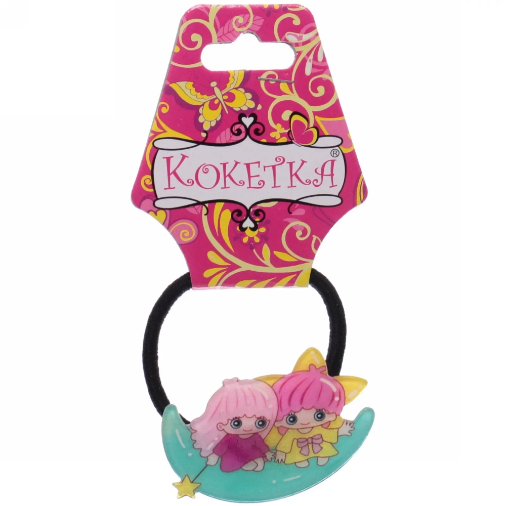 Резинка для волос 1 шт детская «Juiciness- Подружки», микс 6 цветов, d- 4 см