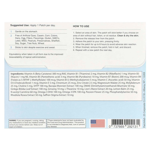 PatchAid, Патчи для фокусировки и четкости, 30 патчей