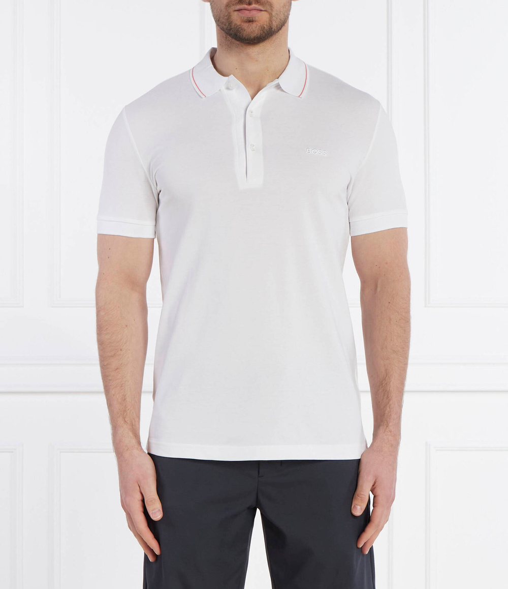 Поло Paule 4 BOSS GREEN - белый(50506195)