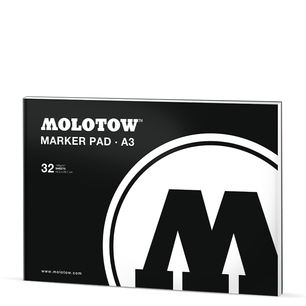 Альбом MOLOTOW 32 страницы А3 Горизонталный