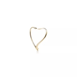 Серьги-кольца из жёлтого золота 18k,Tiffany 💠Open heart