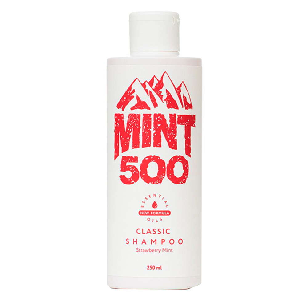 Восстанавливающий шампунь Mint500 Classic Shampoo Strawberry Mint 250мл