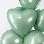 Сердце 18" Мятный макарунс Fm