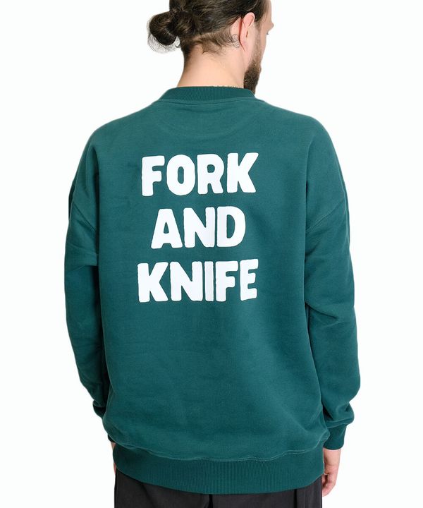 Толстовка F&K темно-зеленая - фото 2