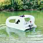 Надувной эко-катер, электро-лодка BatutMaster WaterRelax, дальность до 185 км