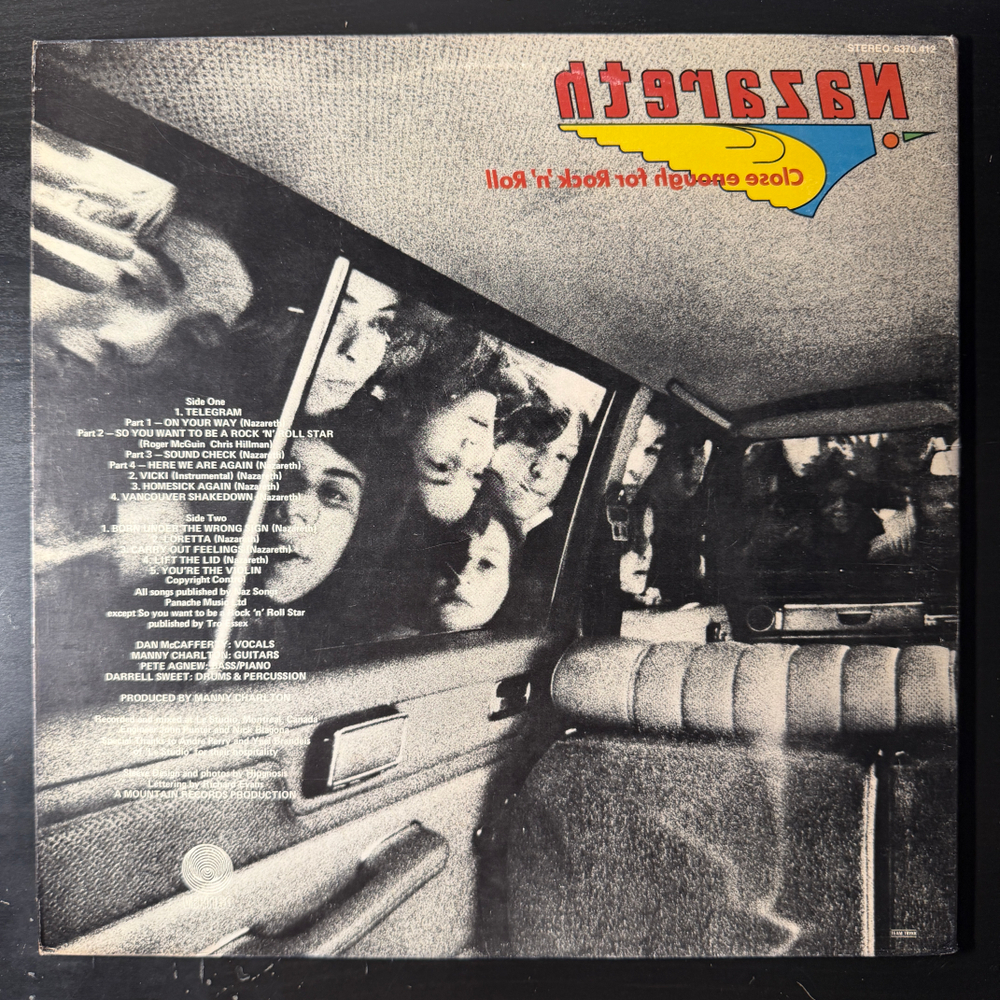 Виниловая пластинка Nazareth - Close Enough For Rock 'N' Roll LP