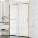 Душевая дверь Vincea Slim Soft 140 VDS-1SS140CLG стекло прозрачное/профиль брашированное золото