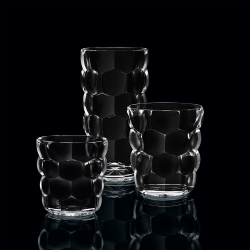 Набор стаканов для воды 2шт 330мл Nachtmann Bubbles с оранжевым донышком