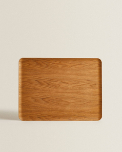 ZARA HOME ПРЯМОУГОЛЬНЫЙ НЕСКОЛЬЗЯЩИЙ ПОДНОС