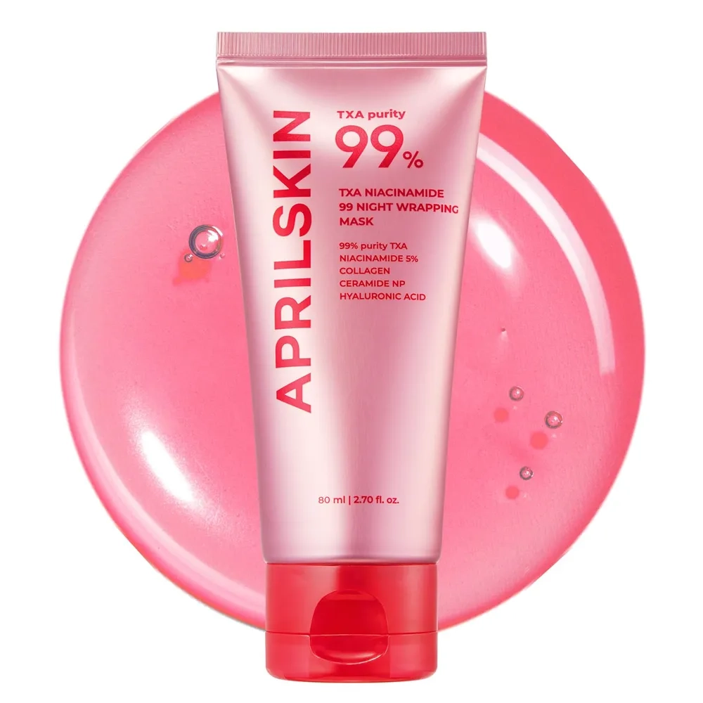 Маска для лица ночная с транексамовой кислотой APRILSKIN TXA Niacinamide 99 Night Wrapping Mask 80мл