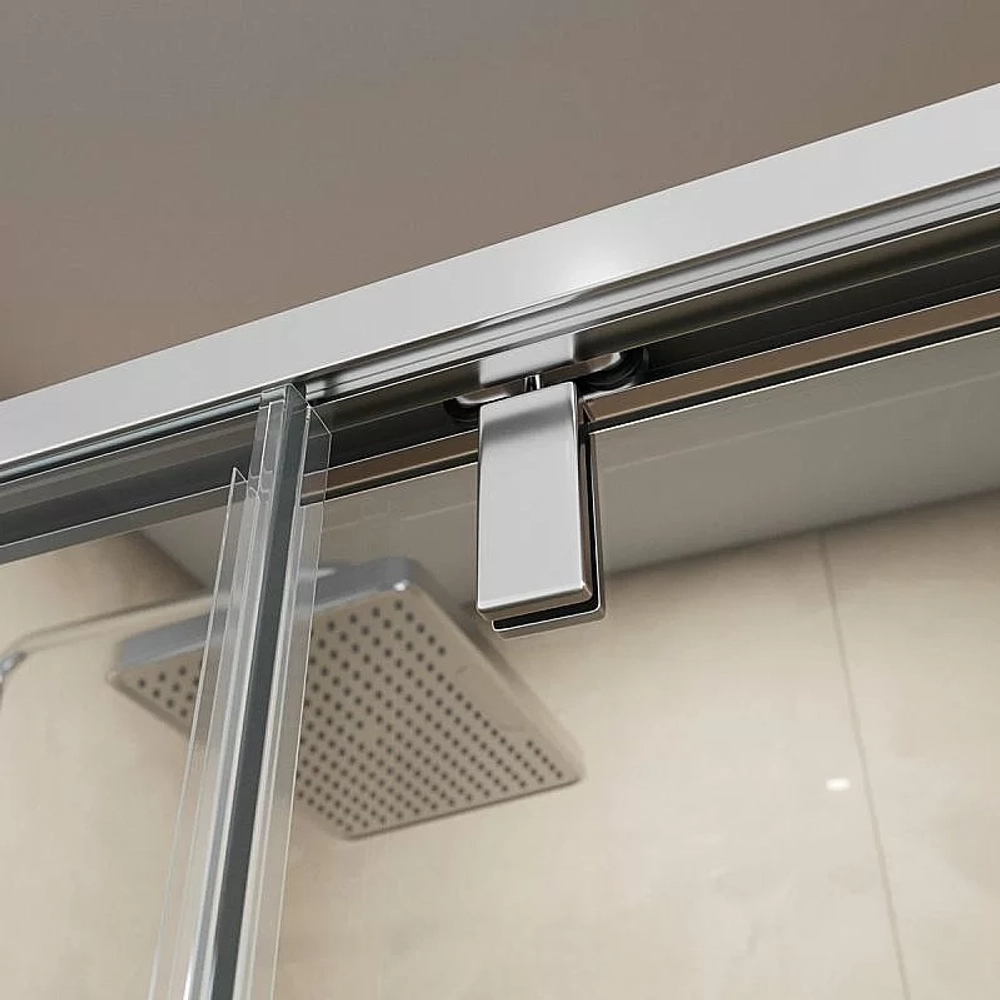 Душевой уголок BelBagno SOFT_CLOSE-1-AH-1 130х100 стекло прозрачное/профиль хром
