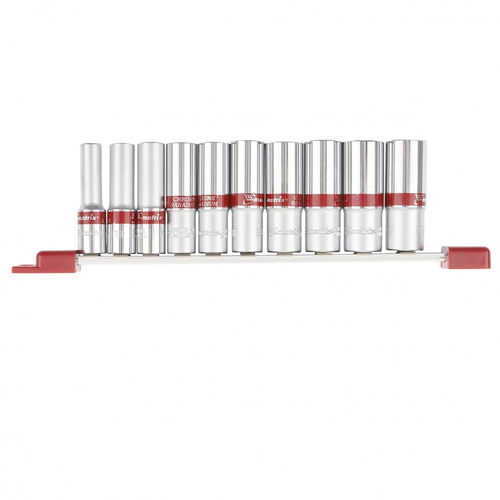 Набор торцевых головок 10 предметов 8-19мм 3/8 6-гранные MATRIX