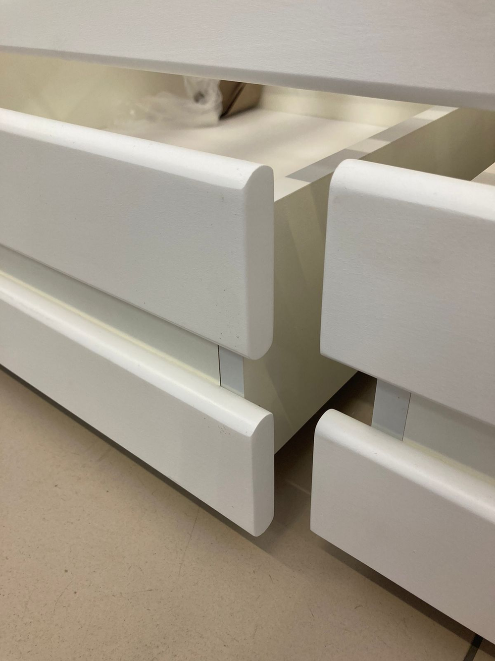 Комплект выкатных ящиков для детской кроватки Манеж эко, Домик, Манеж 2-х ярусный белый