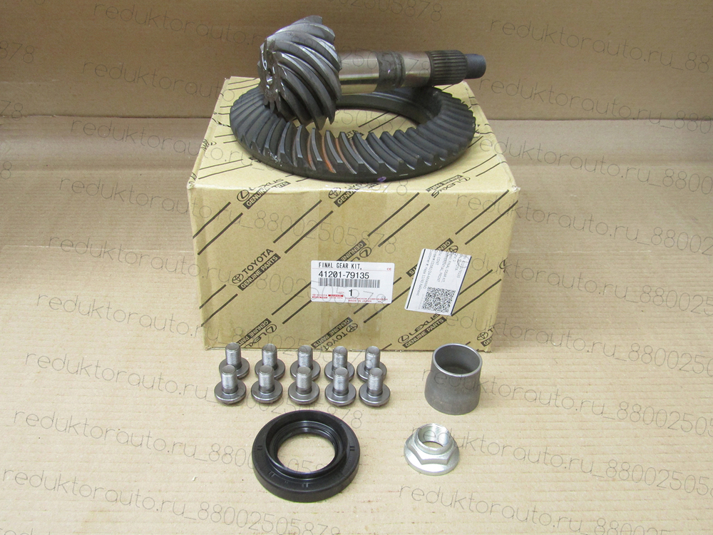 Главная пара 41/11=3.727 - переднего редуктора Прадо 120/150/Хайлюкс/Фортунер, FJ Крузер