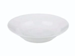 Тарелка фарфоровая суповая 20см 500мл белая