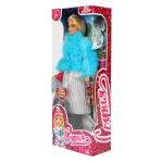 Кукла 29 см "София", руки и ноги сгиб., акс., в короб. (Карапуз)