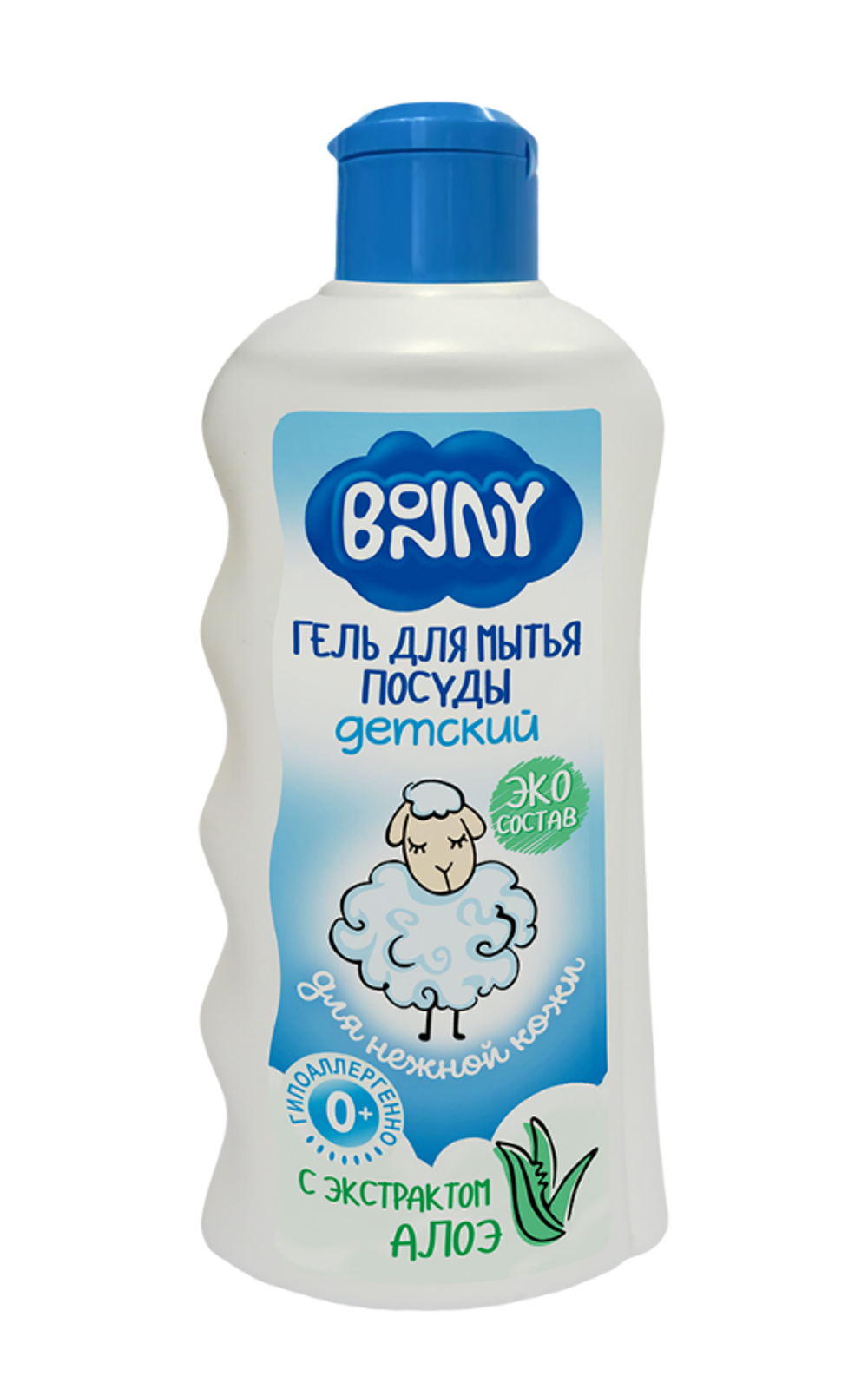 Средство для мытья детской посуды Bonny, с натуральным экстрактом алоэ, 500 мл