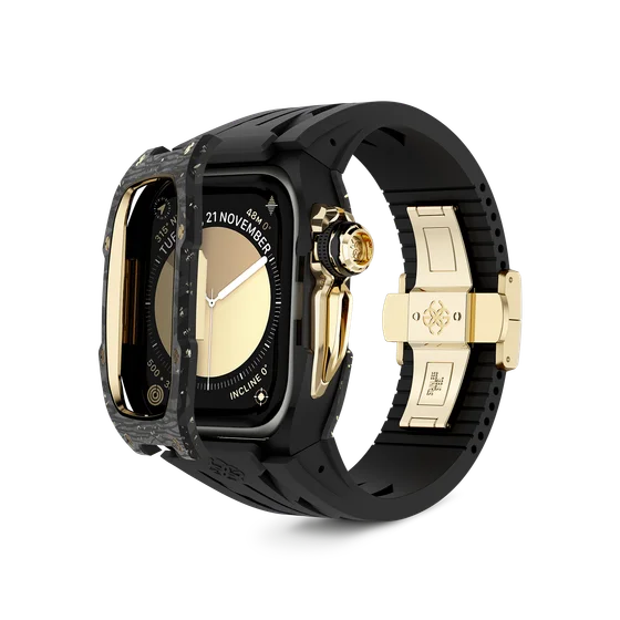 Корпус для Apple Watch RSCIII46 - Gold Carbon