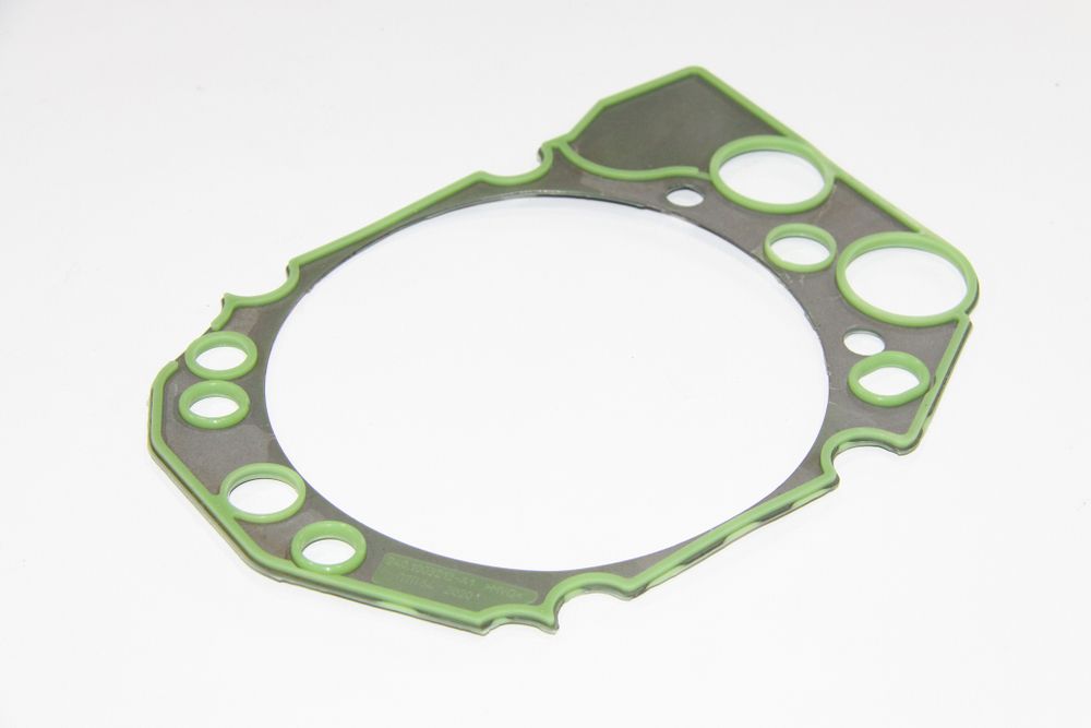 Прокладка ГБЦ ЯМЗ 240 армированная, зелёный/синий силикон индивидуальная голова (Балаково)