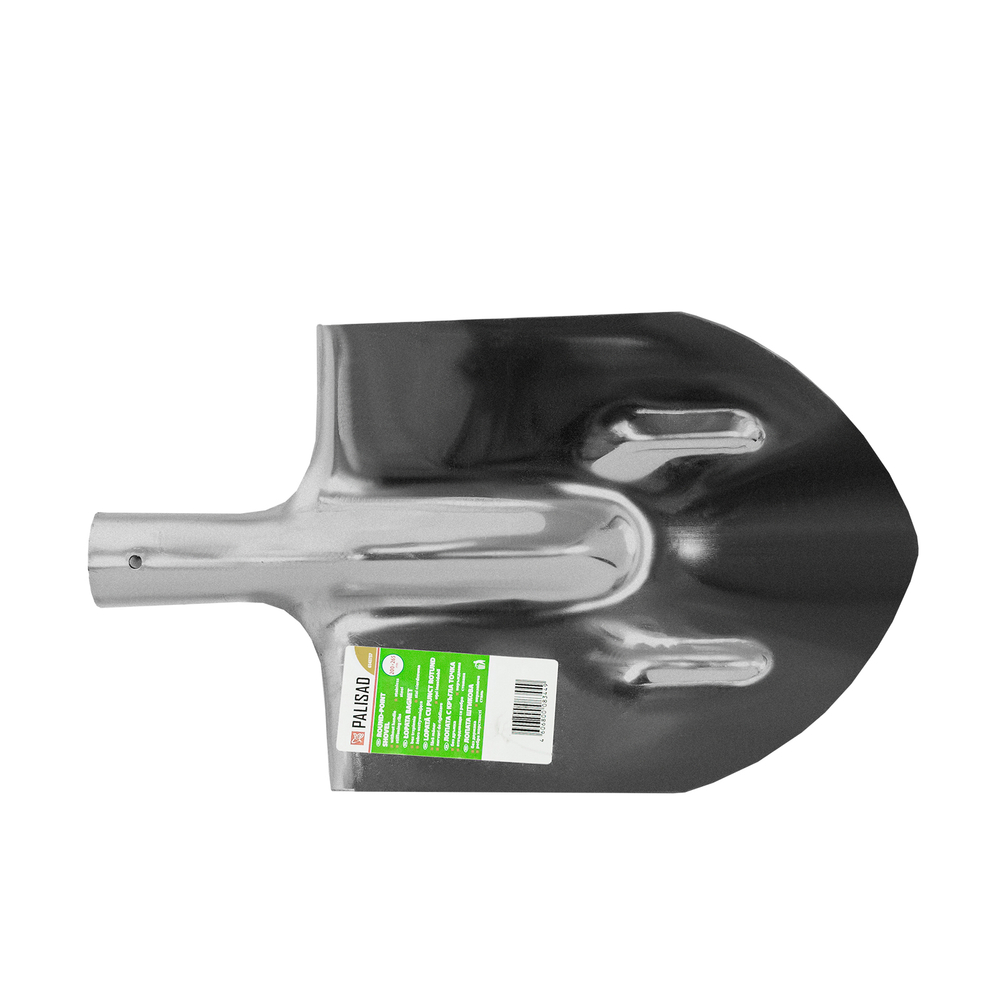 Лопата штыковая, нерж. сталь, 200х265 мм, ребра жесткости, без черенка Palisad