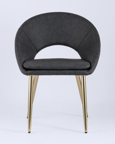 Стул Кензи экокожа темно-серый 2 шт