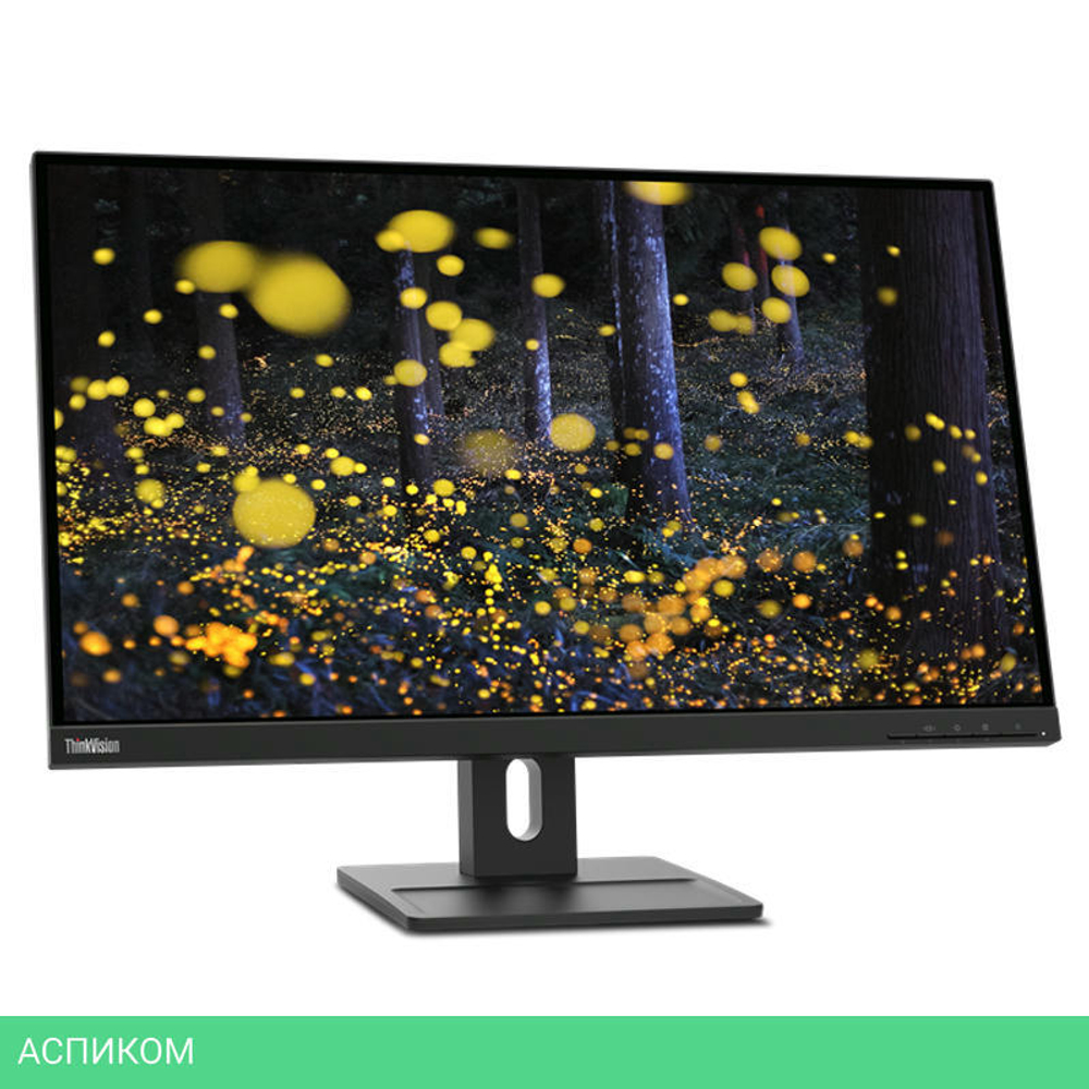 Монитор Lenovo ThinkVision E27q-20 черный (62D0GAT1UK)