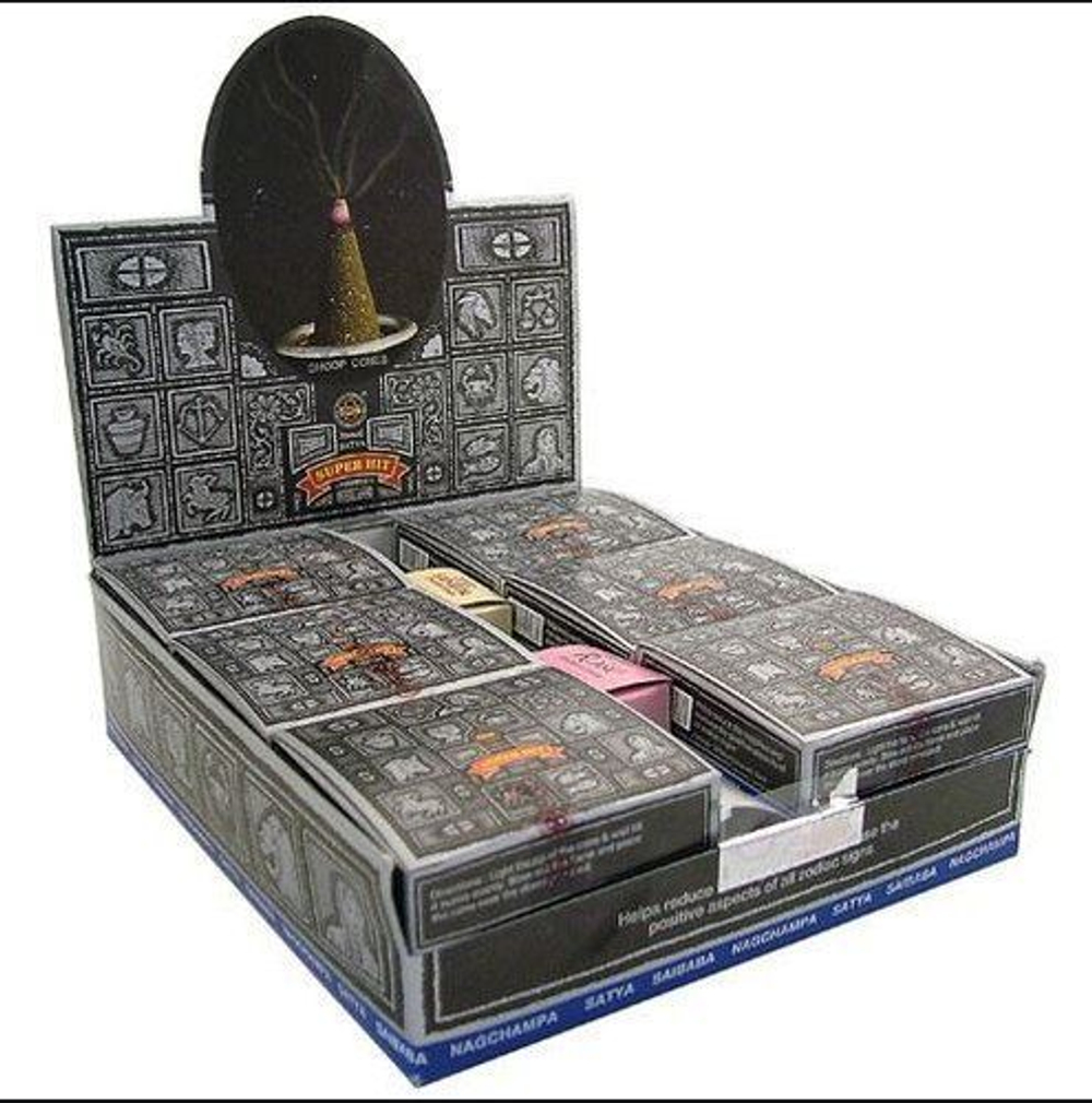 Благовония конусные супер хит Сатья / Super Hit dhoop cones Satya