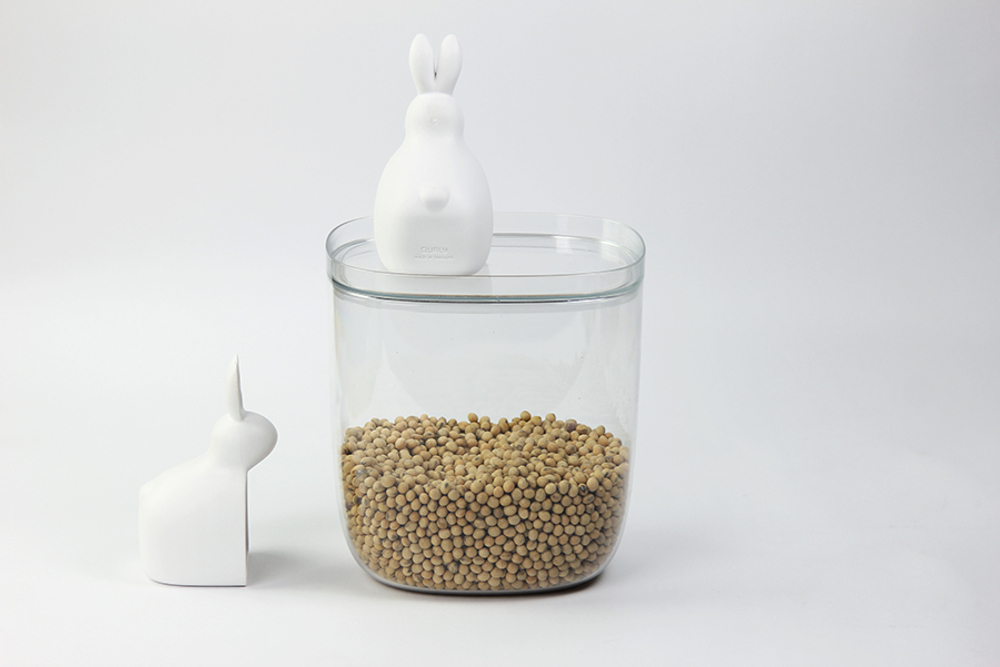 Контейнер с мерной ложкой bella bunny, 3,5 л